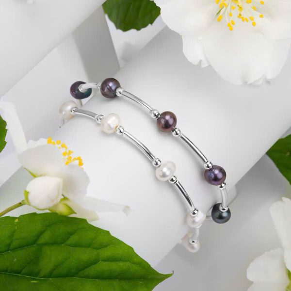 Henryka Sand Pearl Bracelet - Image 2