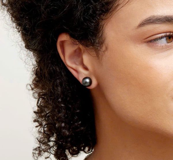 Pearl Bud Stud Sand Earrings - Image 7