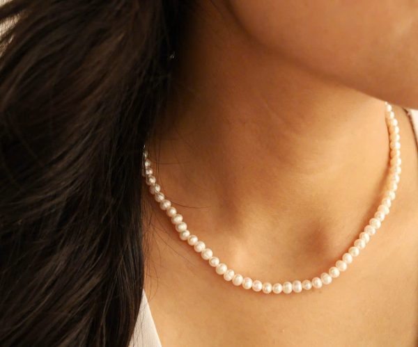 White Sand Pearl Necklace - Image 6