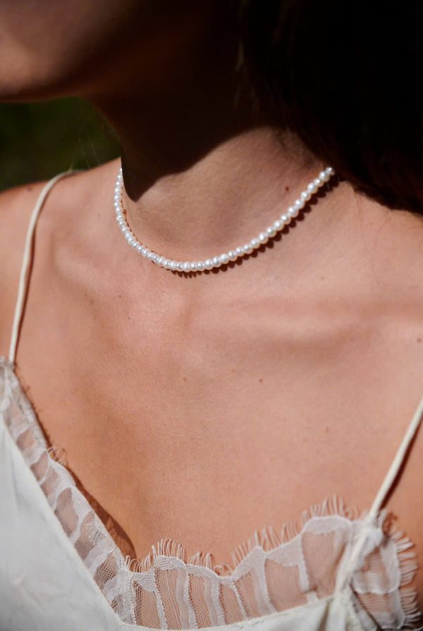 White Sand Pearl Necklace - Image 4