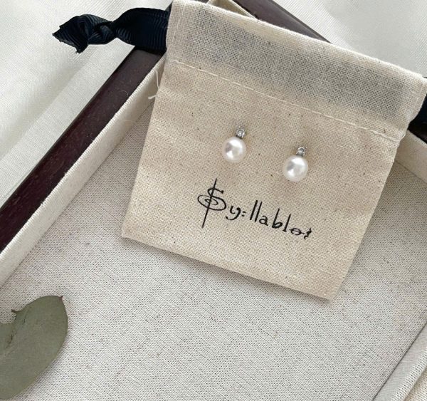 Syllables Sand Earrings - Image 4