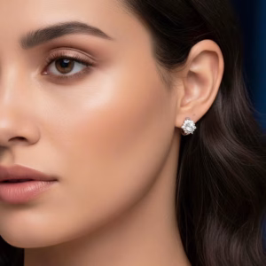 Petal Frost Sand Earrings