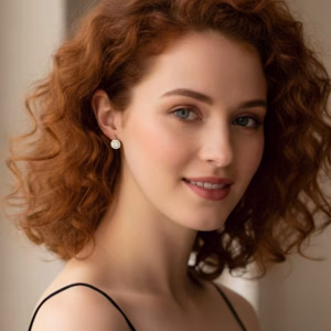 Twin Halo Sand Earrings